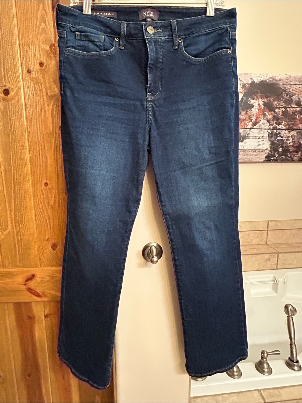 NYDJ Dark Indigo Bootcut Jeans